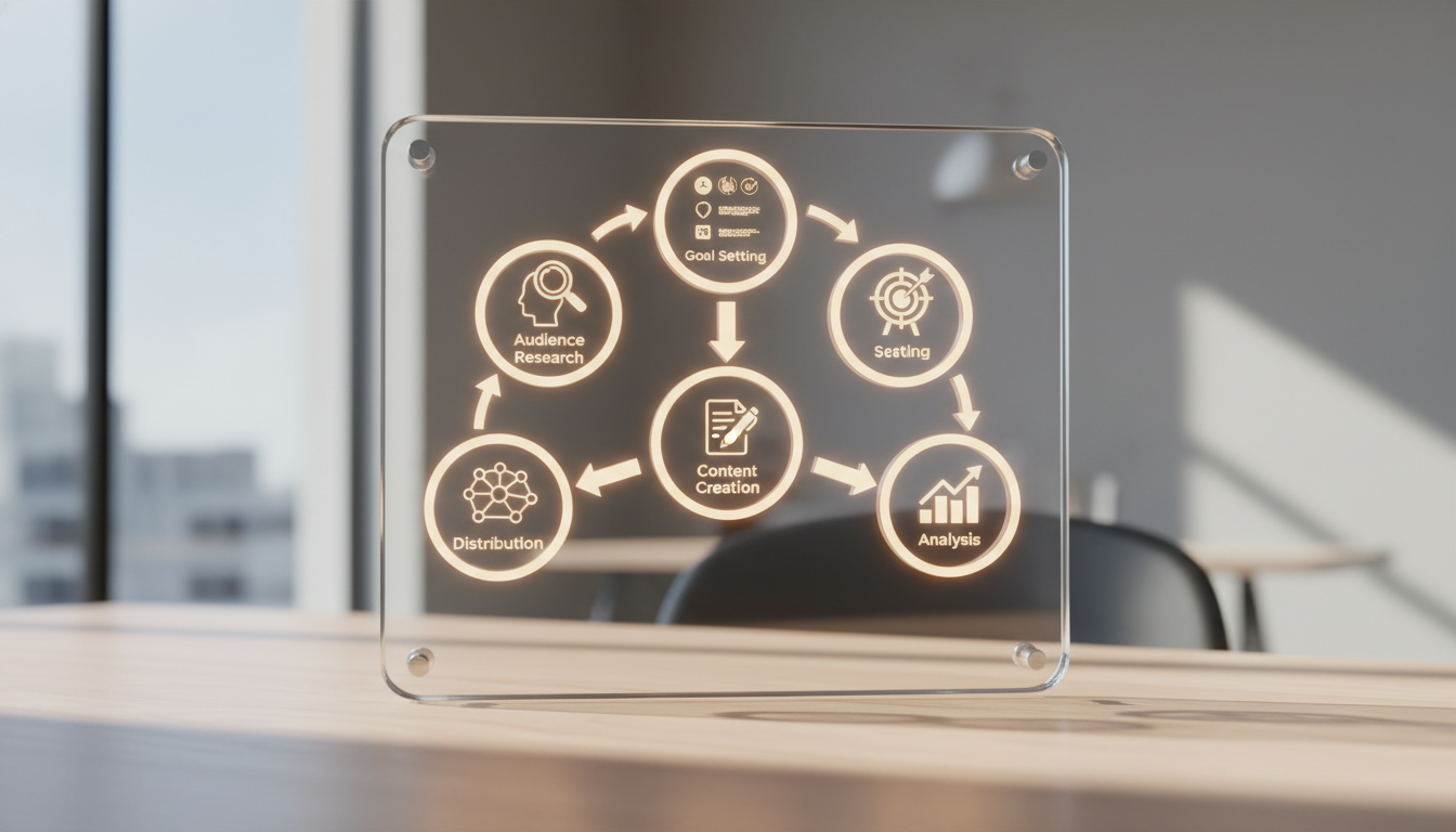 Infographic: Stages of Content Marketing Strategy Development