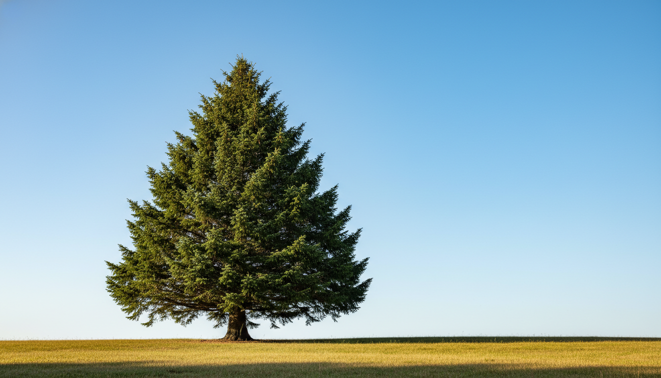 Evergreen tree representing evergreen content